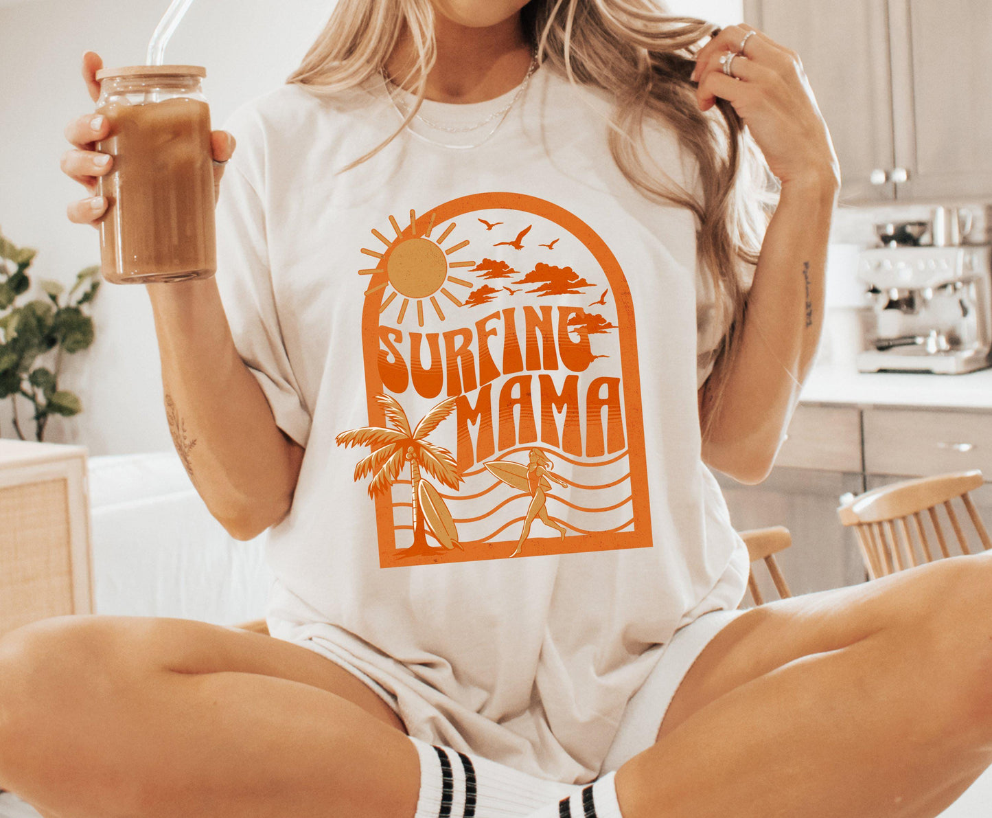 Surfing Mama Tee