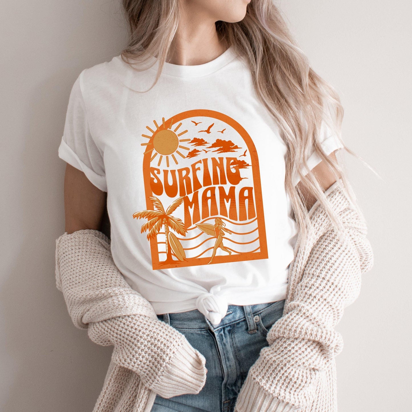 Surfing Mama Tee