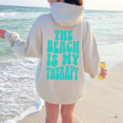 The Beach Is My Therapy Hoodie V4