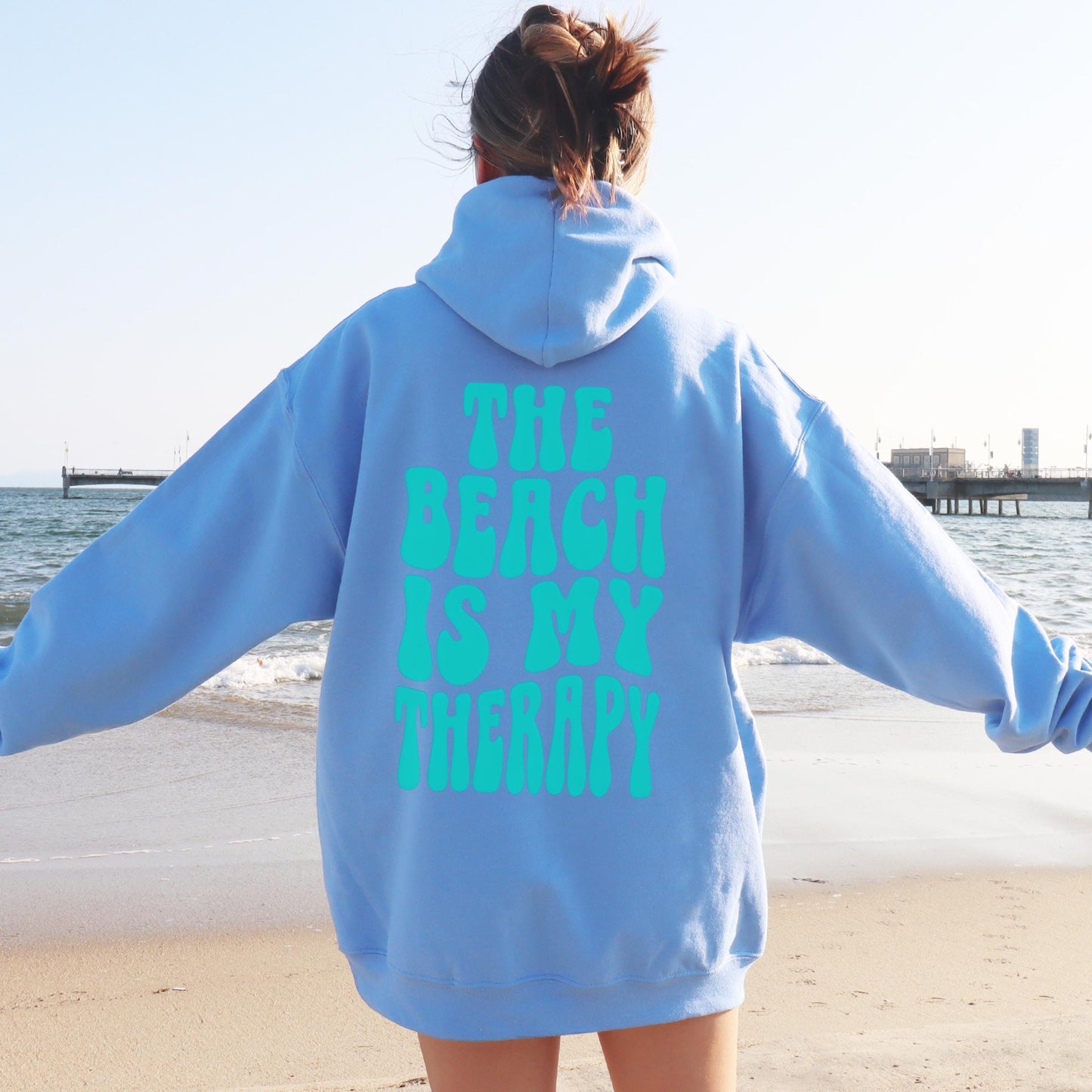 The Beach Is My Therapy Hoodie V4