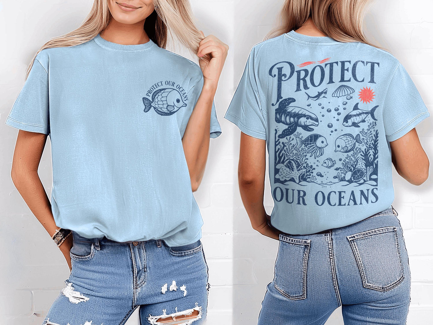 Protect Our Ocean Tee V10