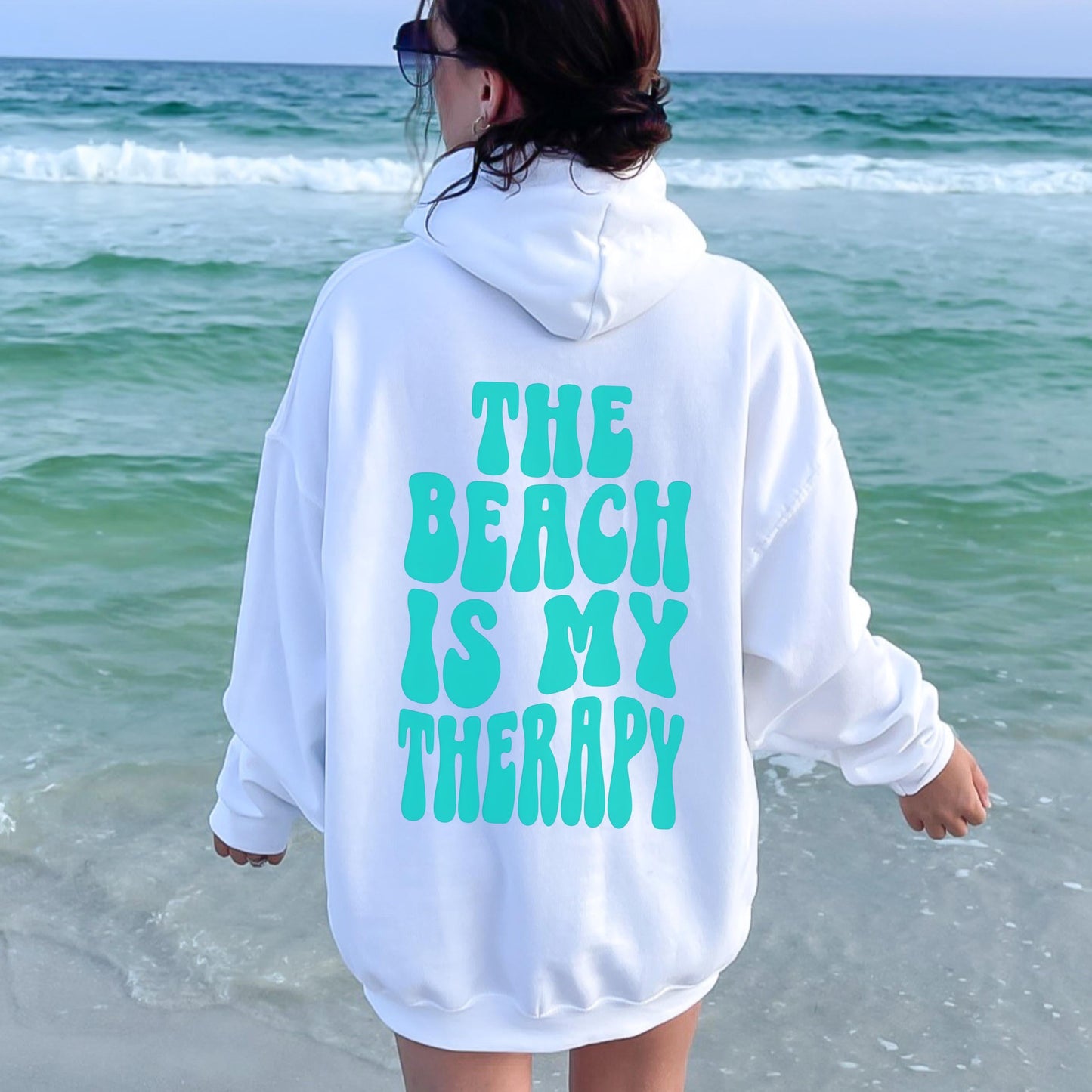 The Beach Is My Therapy Hoodie V4