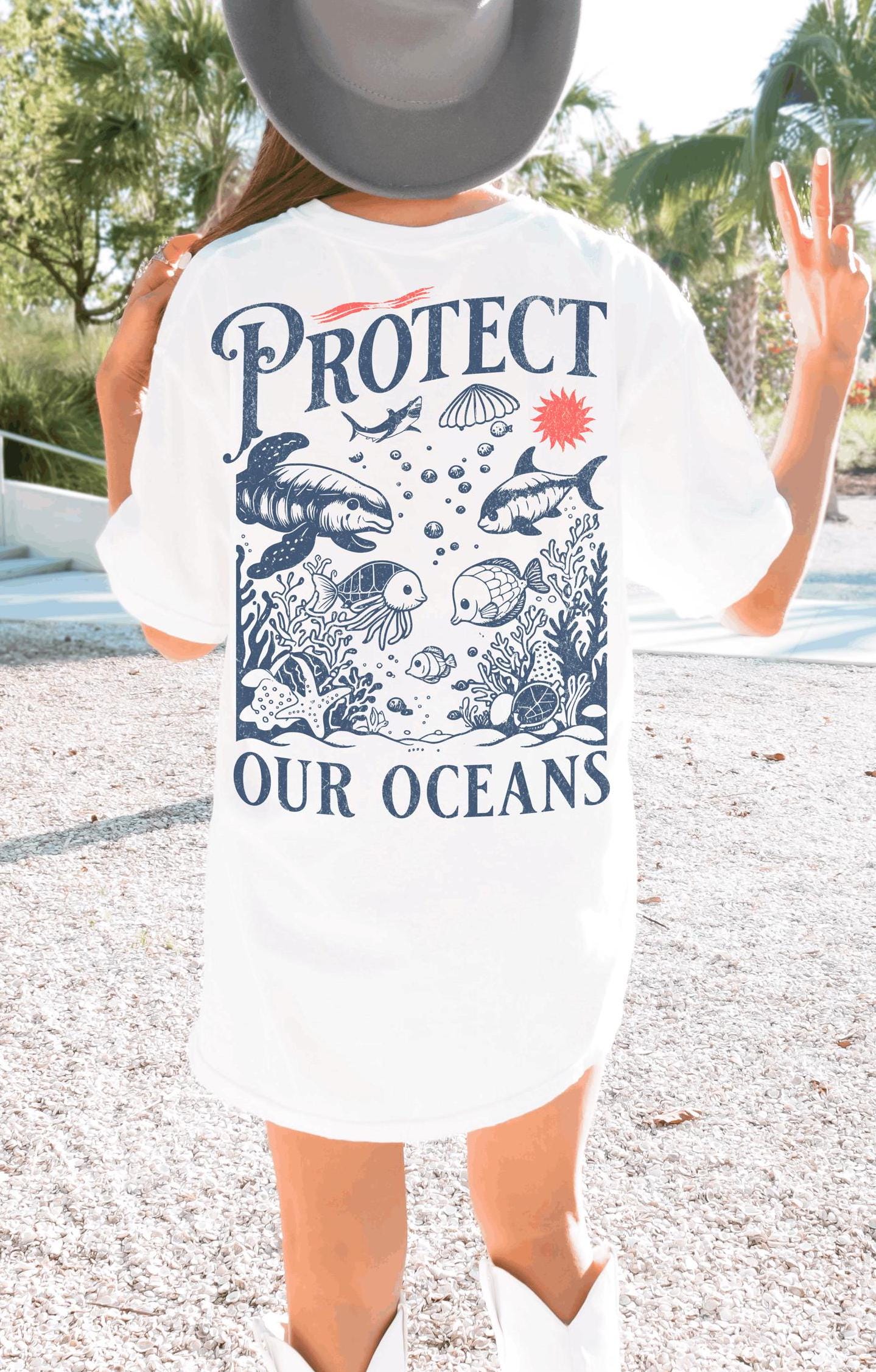 Protect Our Ocean Tee V10
