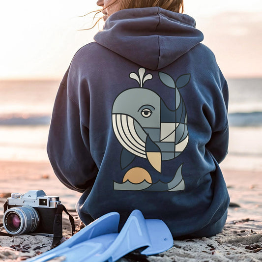 Graphic Whale Hoodie
