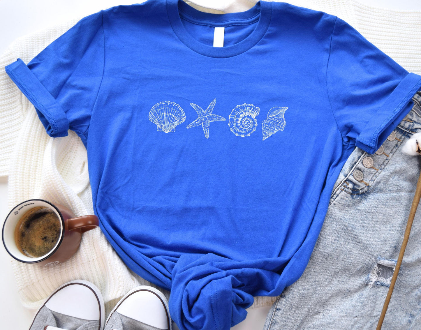 Seashells Vintage Tee