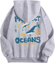 Afbeelding in Gallery-weergave laden, Protect Our Oceans Hoodie V2
